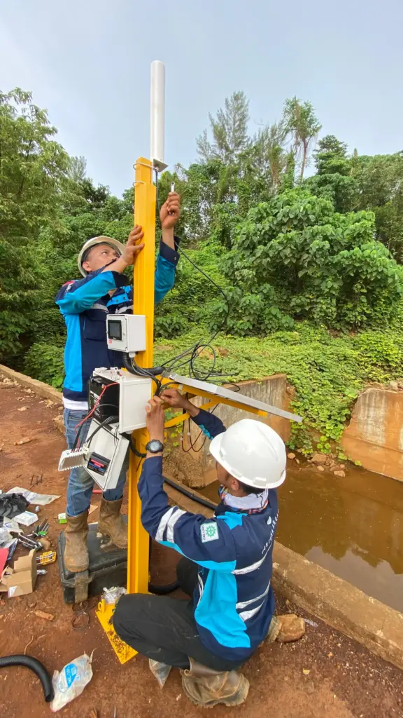 AWLR untuk monitoring muka air real-time
