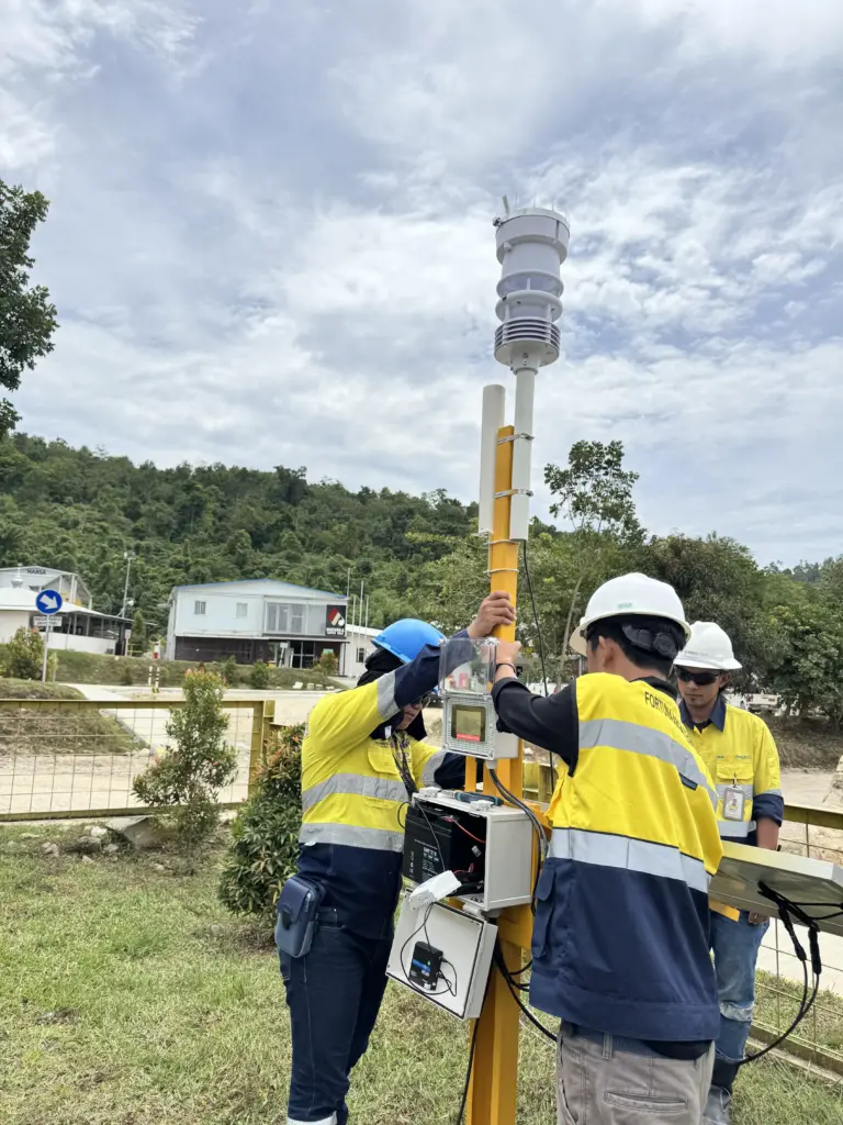 Weather station untuk monitoring cuaca real-time