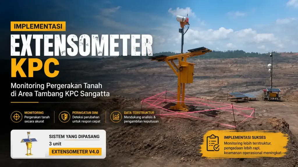 Extensometer KPC untuk Monitoring Pergerakan Tanah
