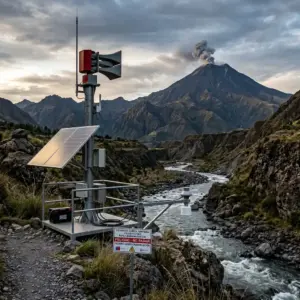 Preventing Secondary Disasters: Cold Lava Early Warning System
