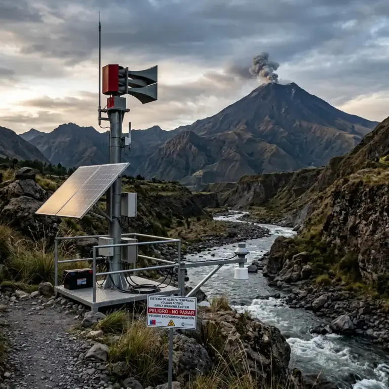 Preventing Secondary Disasters: Cold Lava Early Warning System