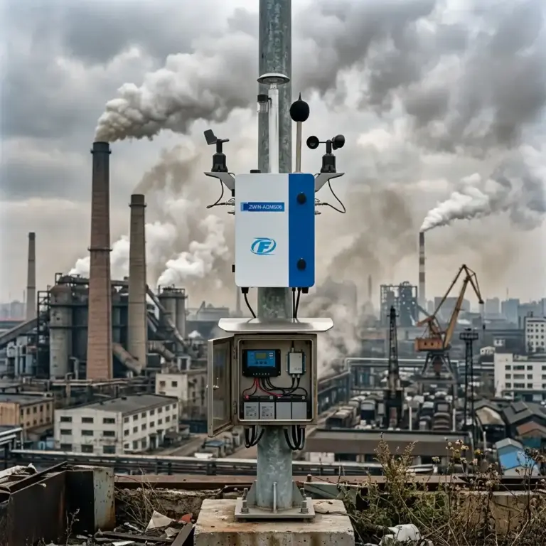 Mini AQMS Sensor: A Case Study Catching Factories