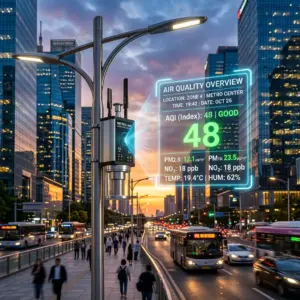 The Role of an AQMS Smart City System for Clean Urban Air