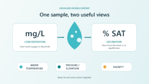 Dissolved Oxygen mg/L vs Percent Saturation: What to Use