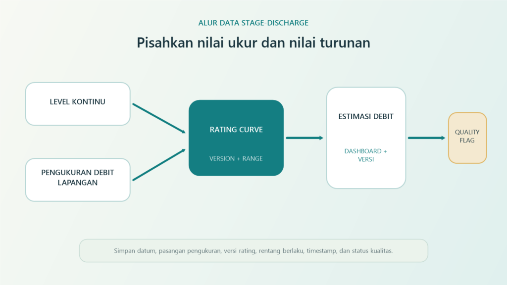 Ratingcurveworkflowid Fortuna Argatech Alur data dari pengukuran tinggi muka air dan debit lapangan menuju rating curve serta dashboard